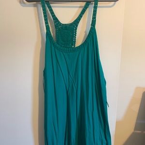 Lucky turquoise bathing suit cover up or dress